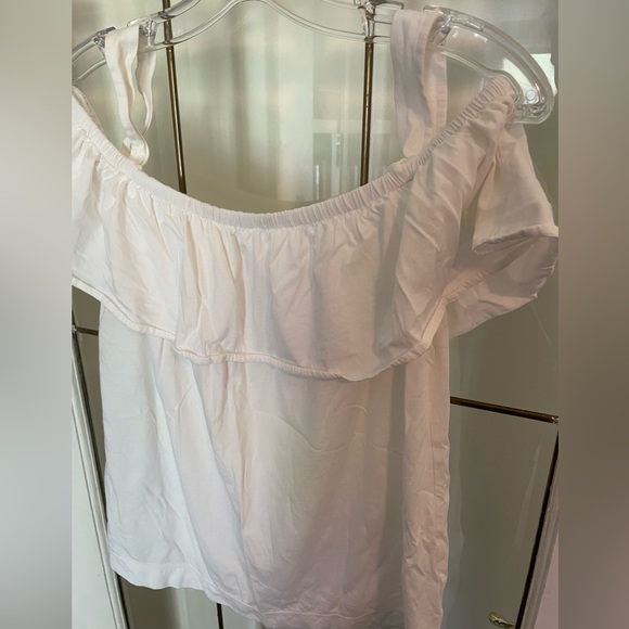 Women’s J Crew White off the shoulder blouse - Picture 4 of 4